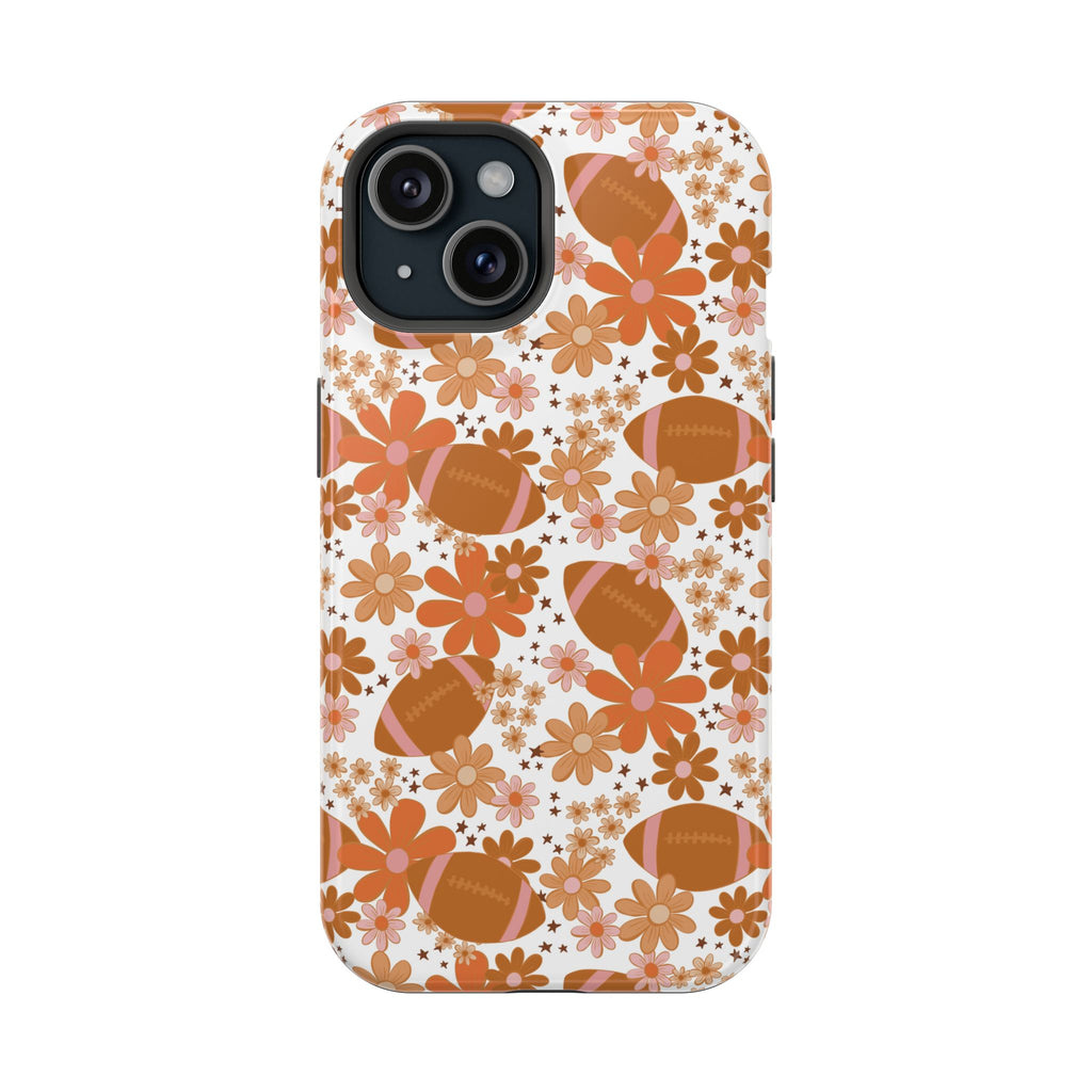 Football Floral Magnetic Impact-Resistant Phone Case