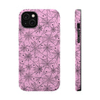 Pink Spiderweb Magnetic Impact Phone Case