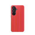 Red & Pink Vertical Stripes Magnetic Impact-Resistant Phone Case