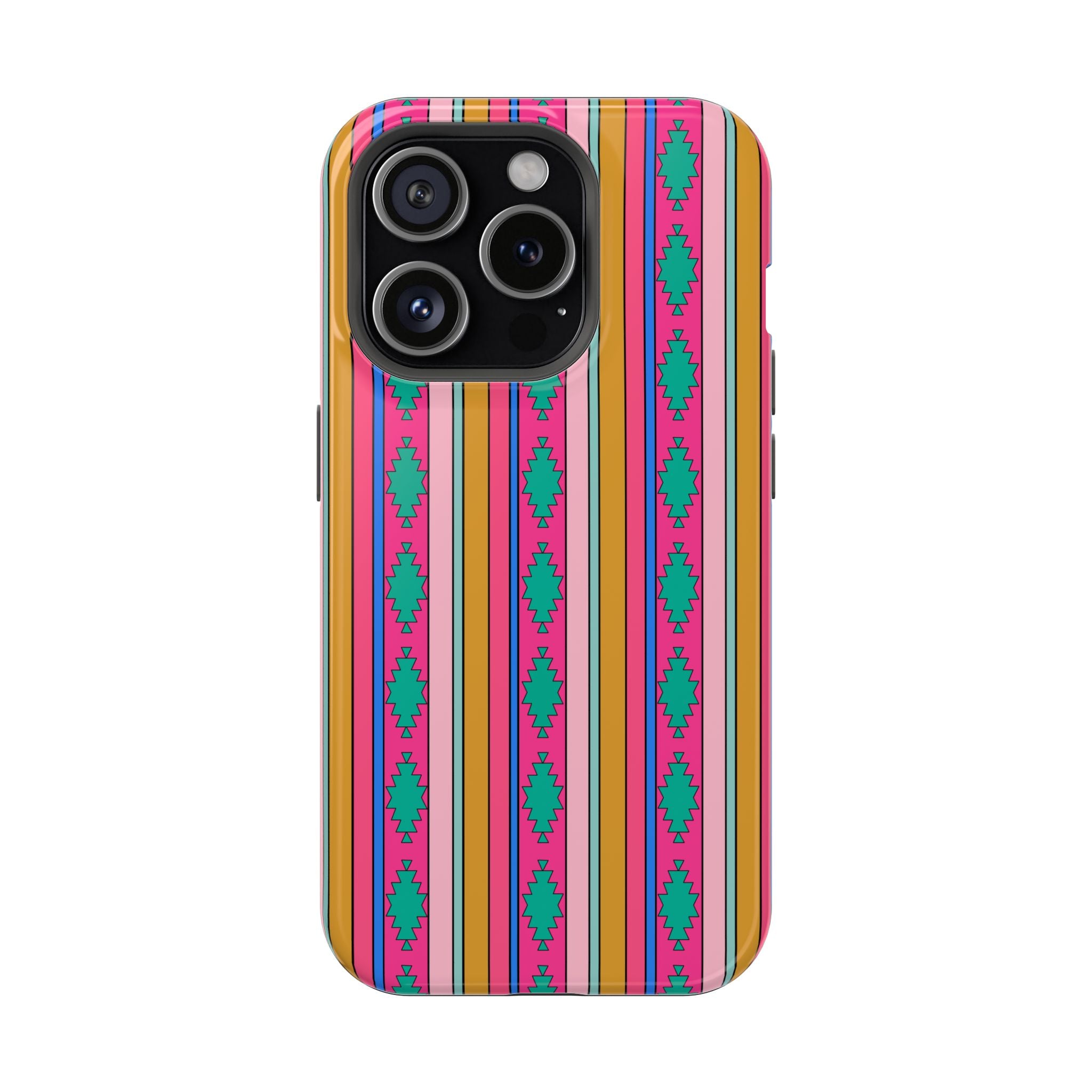 90’s western inspired Stripe Magnetic Impact Phone Case