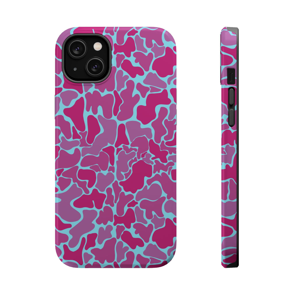 Pink Purple Camo Magnetic Impact-Resistant Case