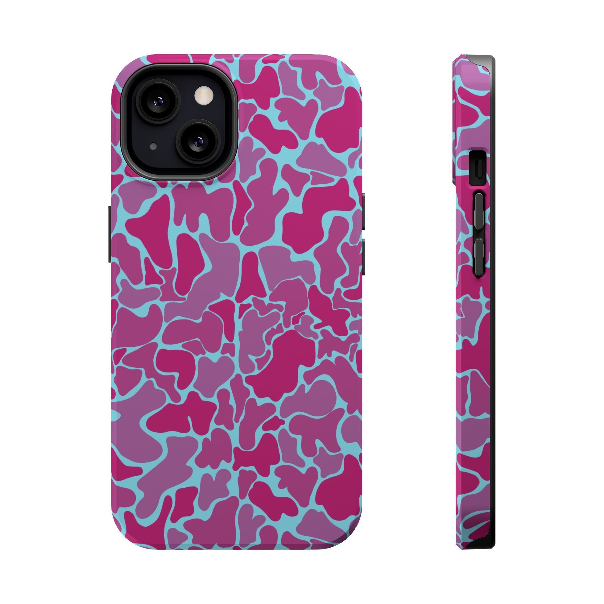 Pink Purple Camo Magnetic Impact-Resistant Case