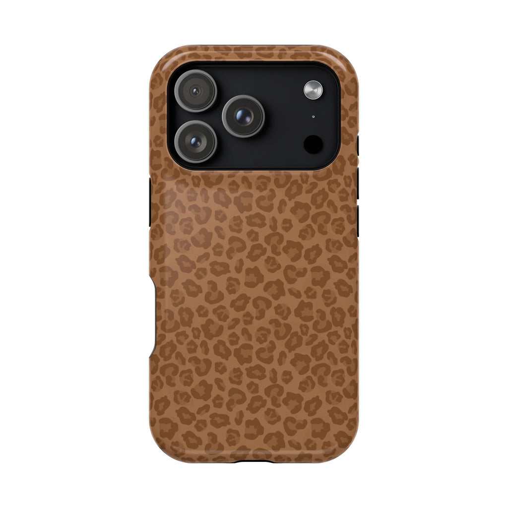Leopard Print Magnetic Impact-Resistant Phone Case
