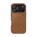 Leopard Print Magnetic Impact-Resistant Phone Case