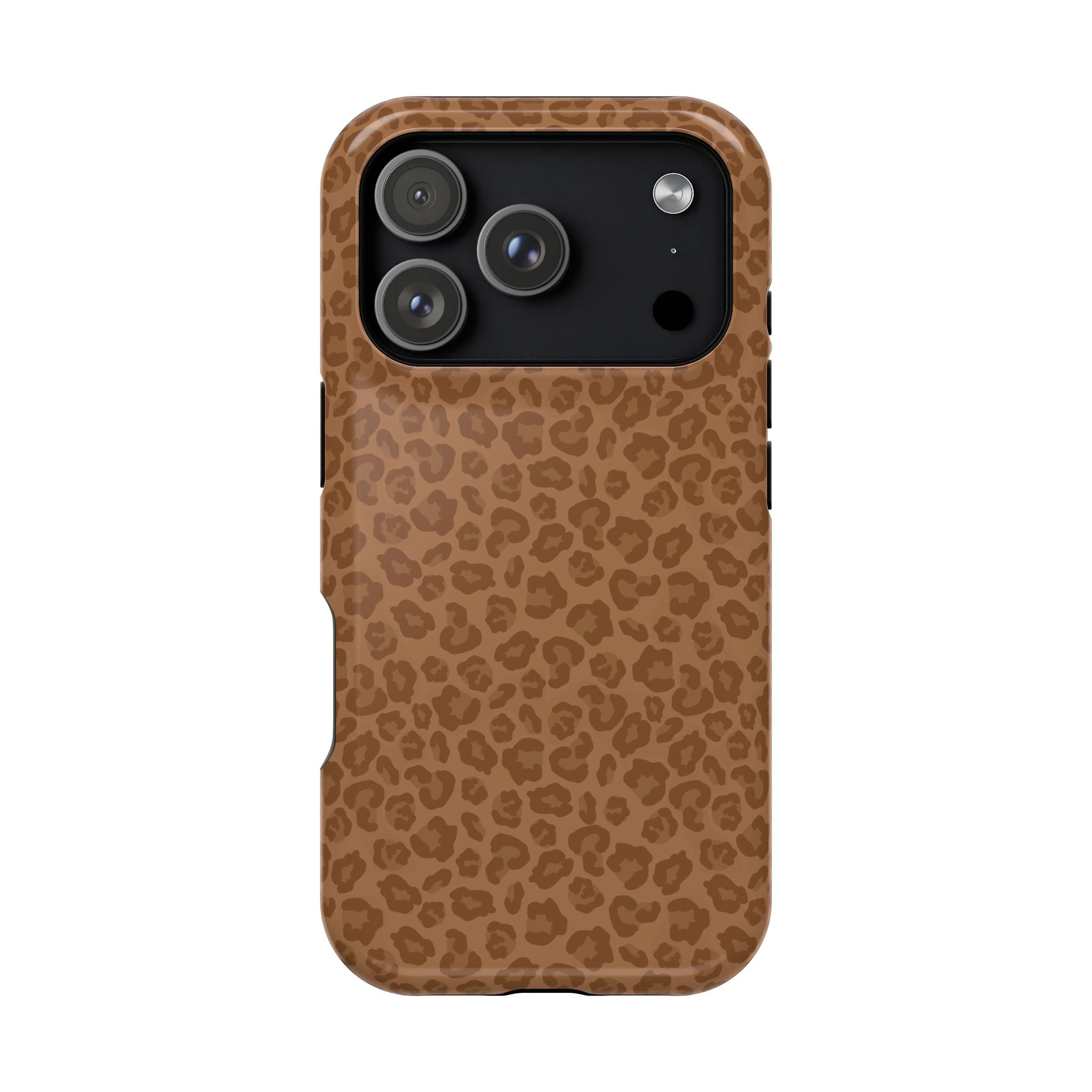 Leopard Print Magnetic Impact-Resistant Phone Case