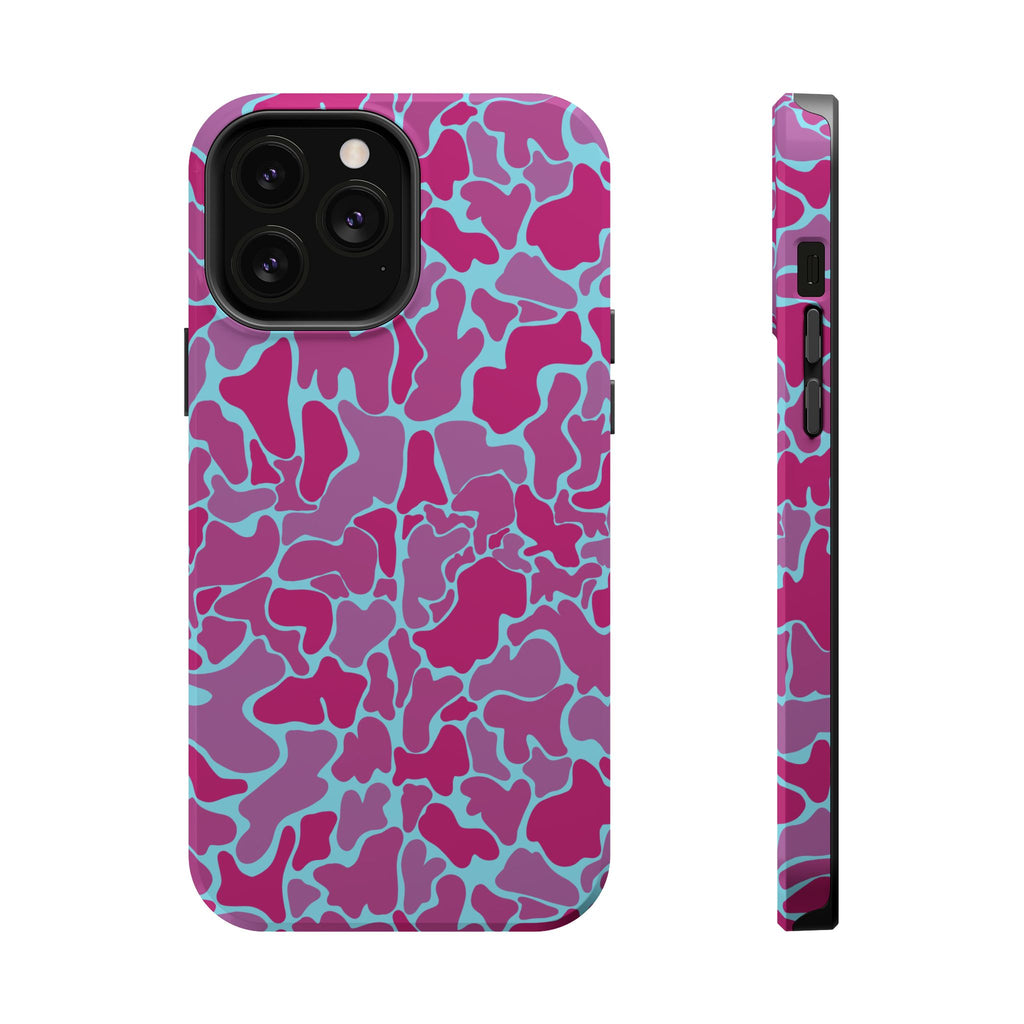 Pink Purple Camo Magnetic Impact-Resistant Case