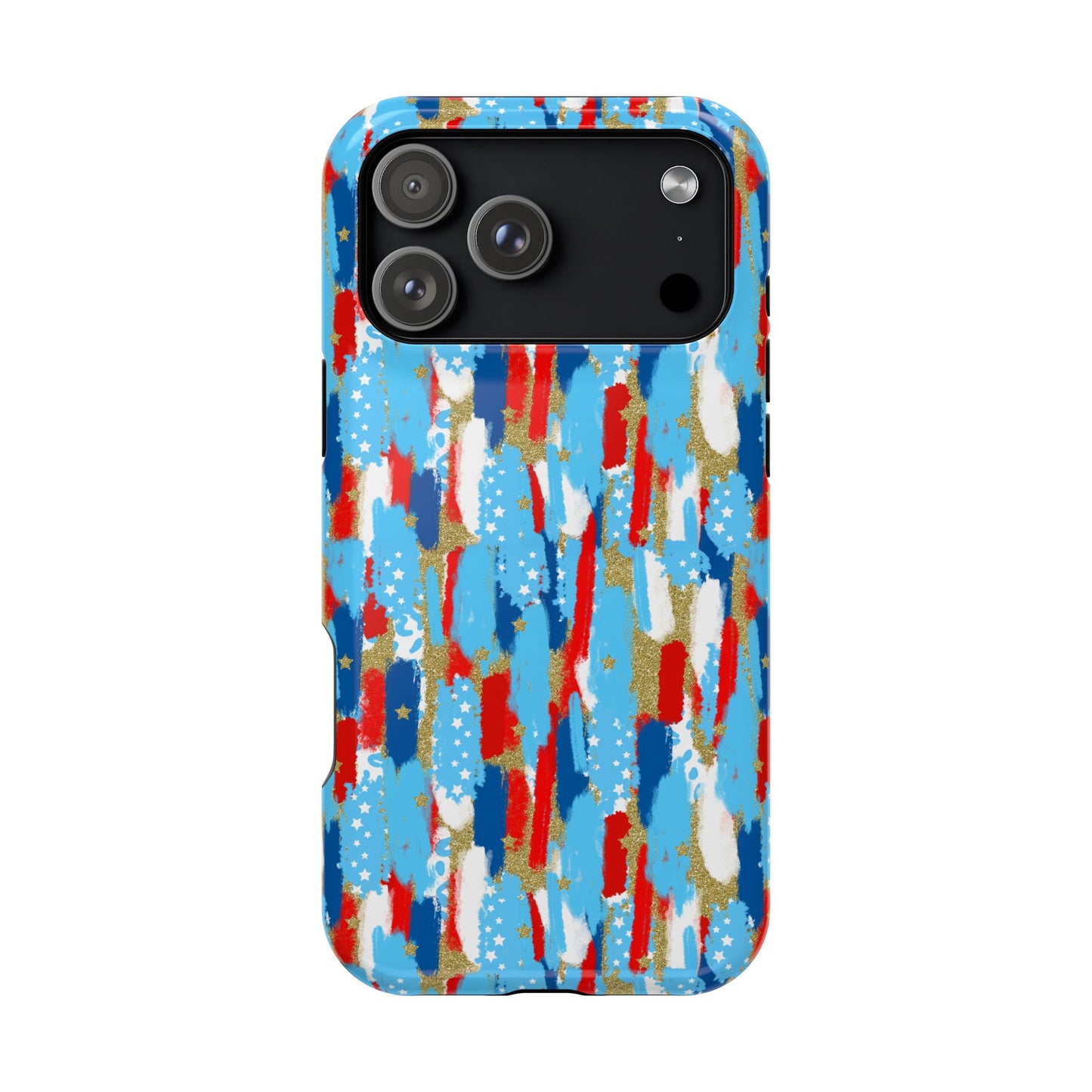 Patriotic Brushstroke Magnetic Impact-Resistant Phone Case