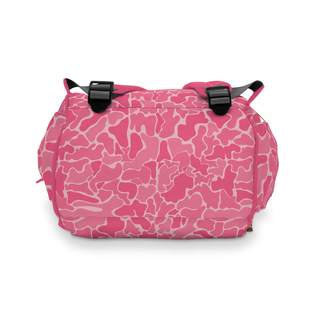 Pink Camo Multifunctional Diaper Backpack