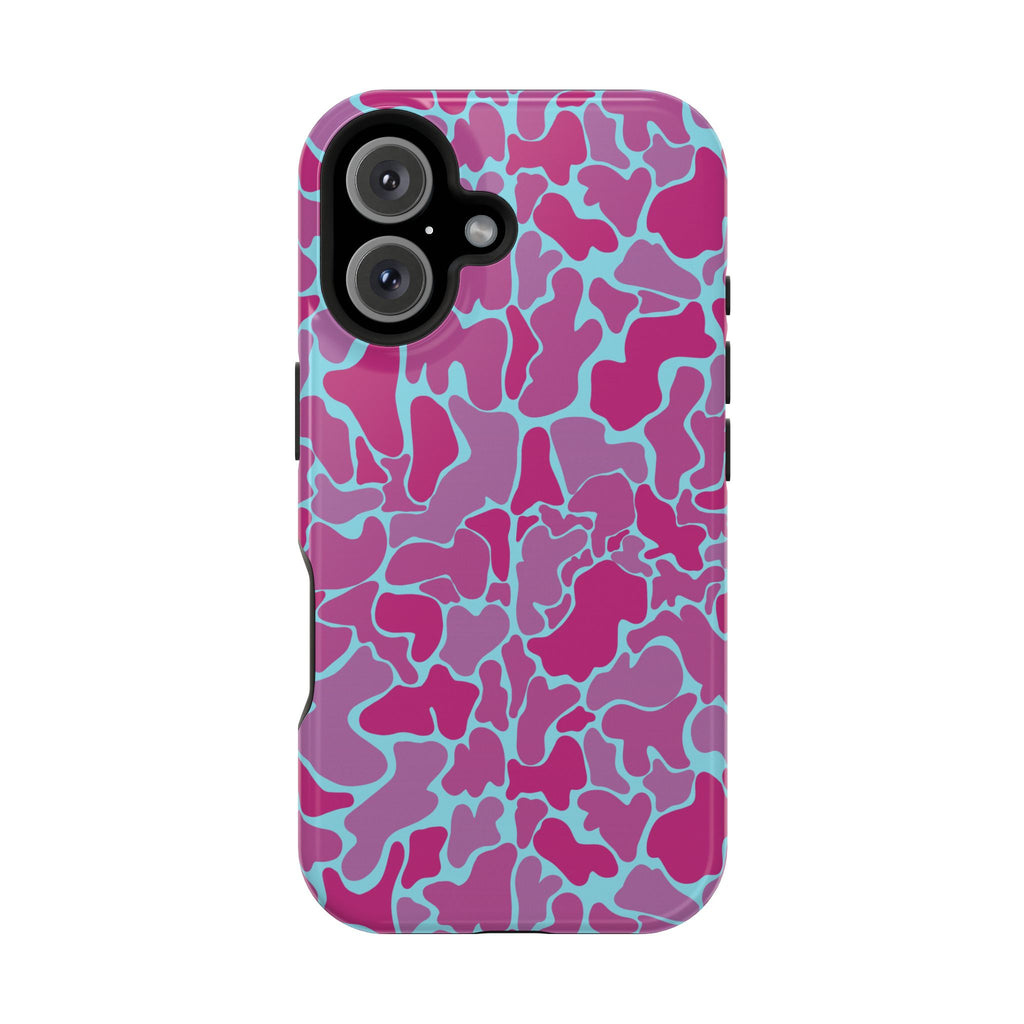 Pink Purple Camo Magnetic Impact-Resistant Case