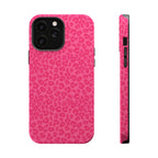 Pink Leopard Magnetic Impact-Resistant Phone Case