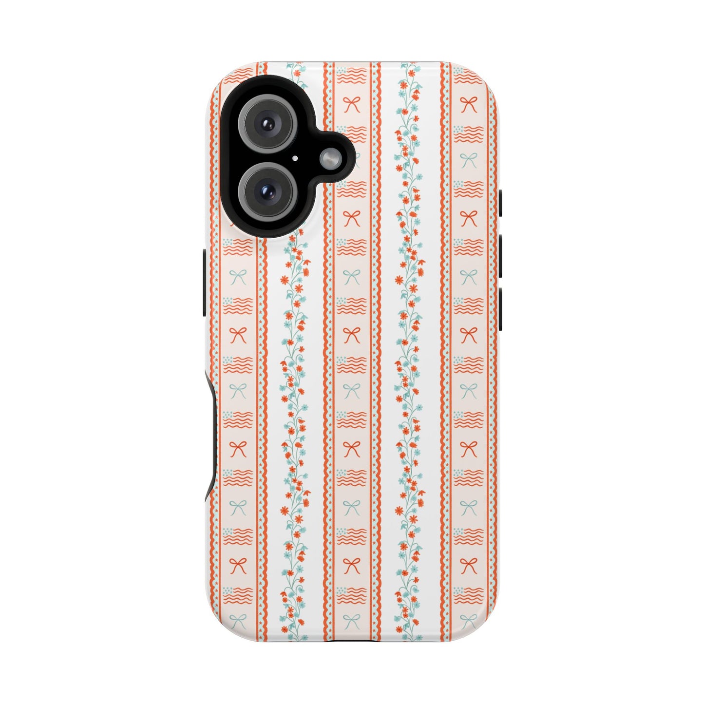 Bows & Stripes Forever Magnetic Phone Case
