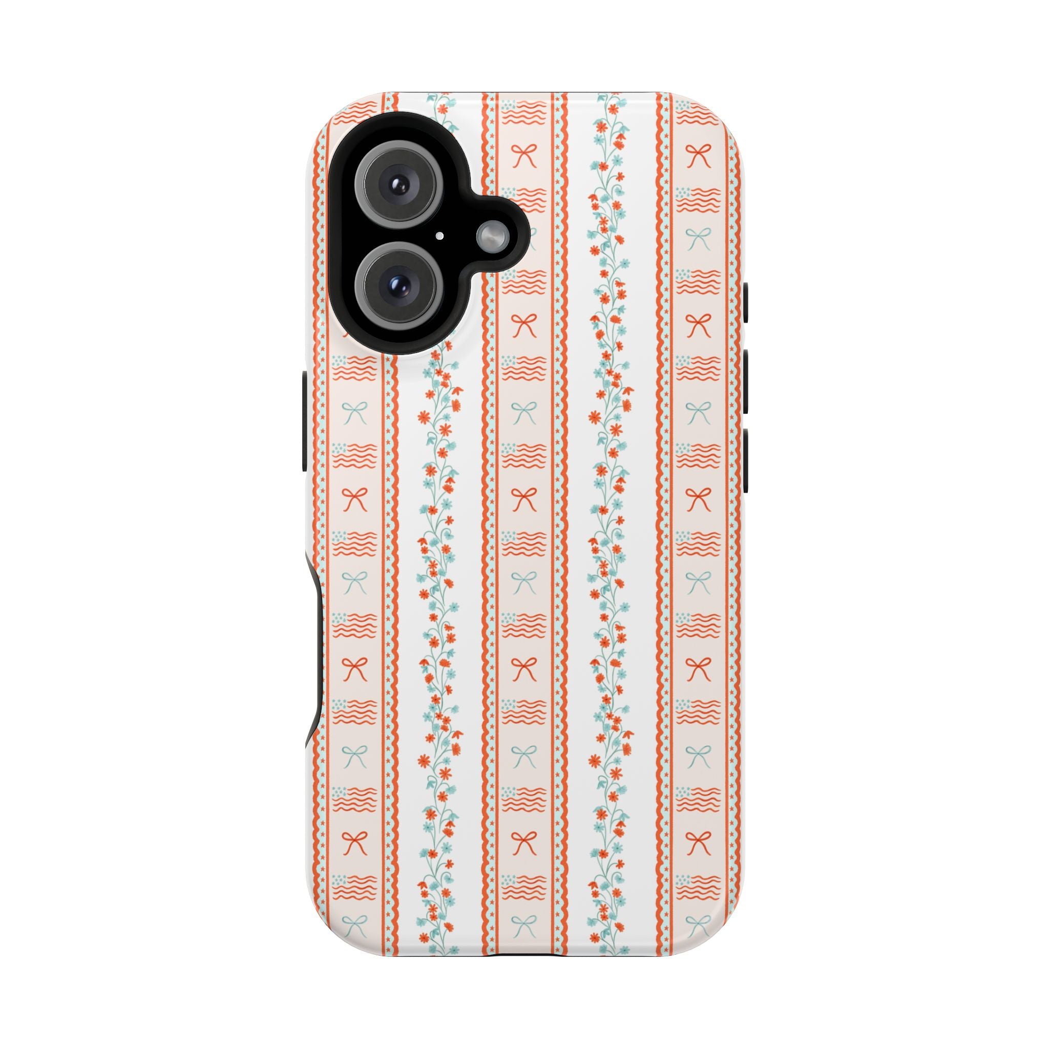 Bows & Stripes Forever Magnetic Phone Case