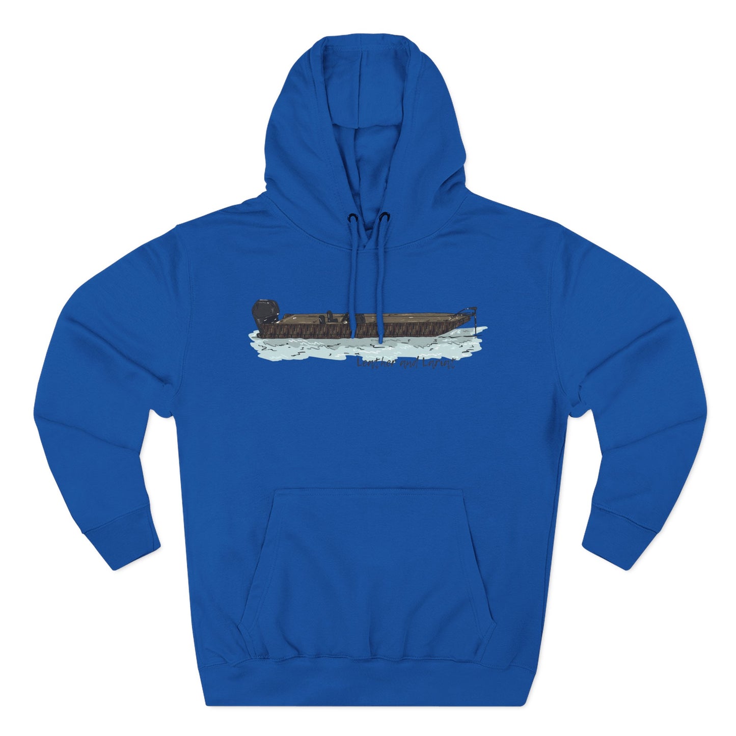 Waterfowl Boat Hoodie Graphic Pullover