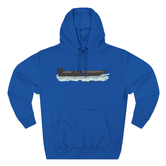 Waterfowl Boat Hoodie Graphic Pullover