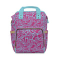 Pink Purple Camo Multifunctional Diaper Backpack