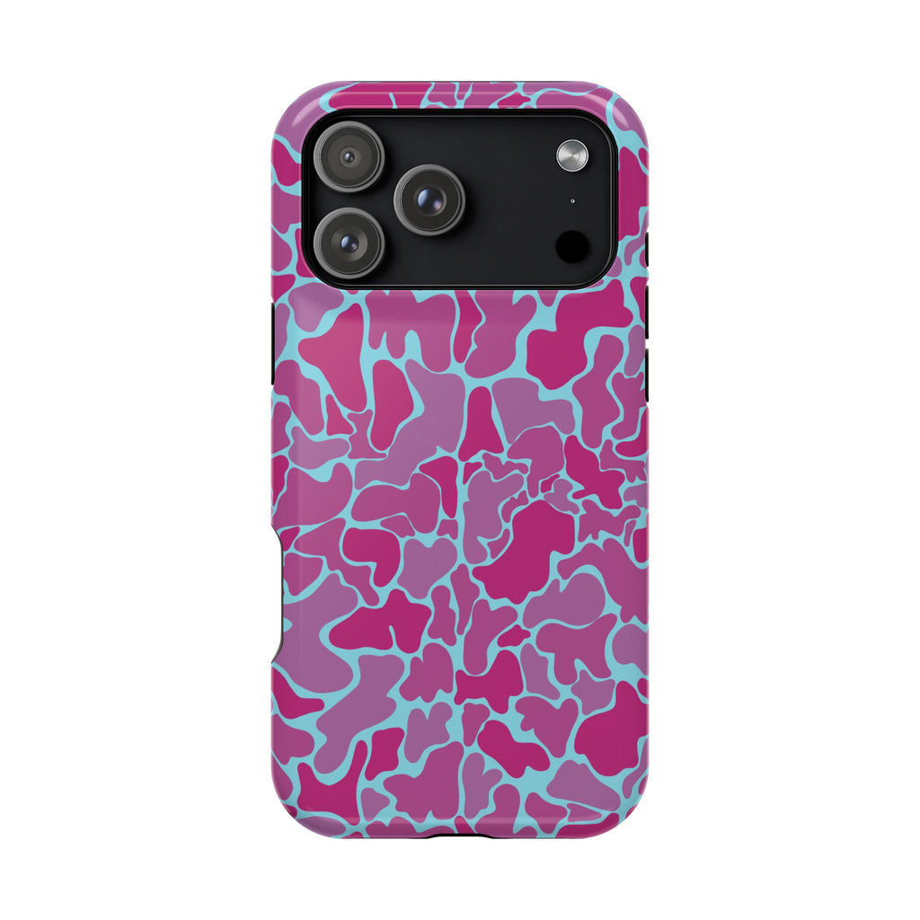 Pink Purple Camo Magnetic Impact-Resistant Case