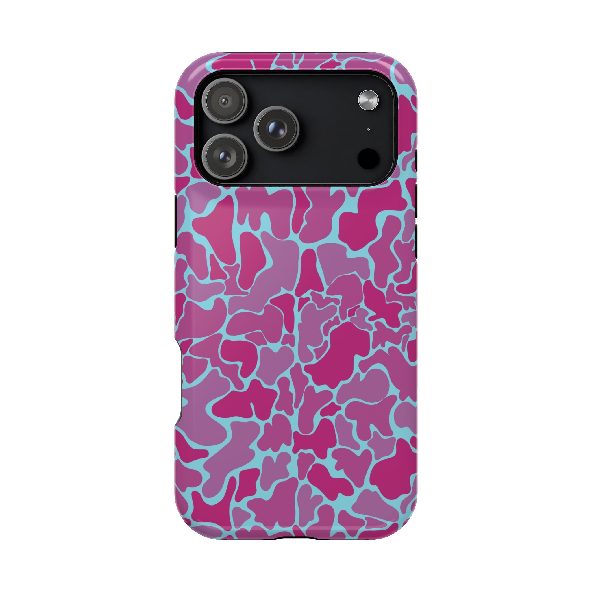 Pink Purple Camo Magnetic Impact-Resistant Case
