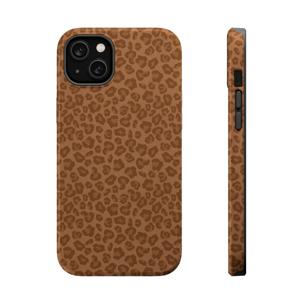 Leopard Print Magnetic Impact-Resistant Phone Case