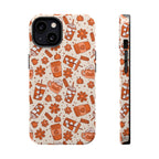 Autumn Coffee Pattern Magnetic Impact-Resistant Phone Case