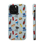 Patriotic BBQ Magnetic Impact-Resistant Case