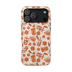 Autumn Coffee Pattern Magnetic Impact-Resistant Phone Case