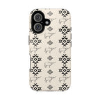 Southwestern Cow Pattern Magnetic Impact-Resistant Phone Case