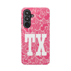 Pink Camo Shes From Texas Magnetic Impact-Resistant Phone Case