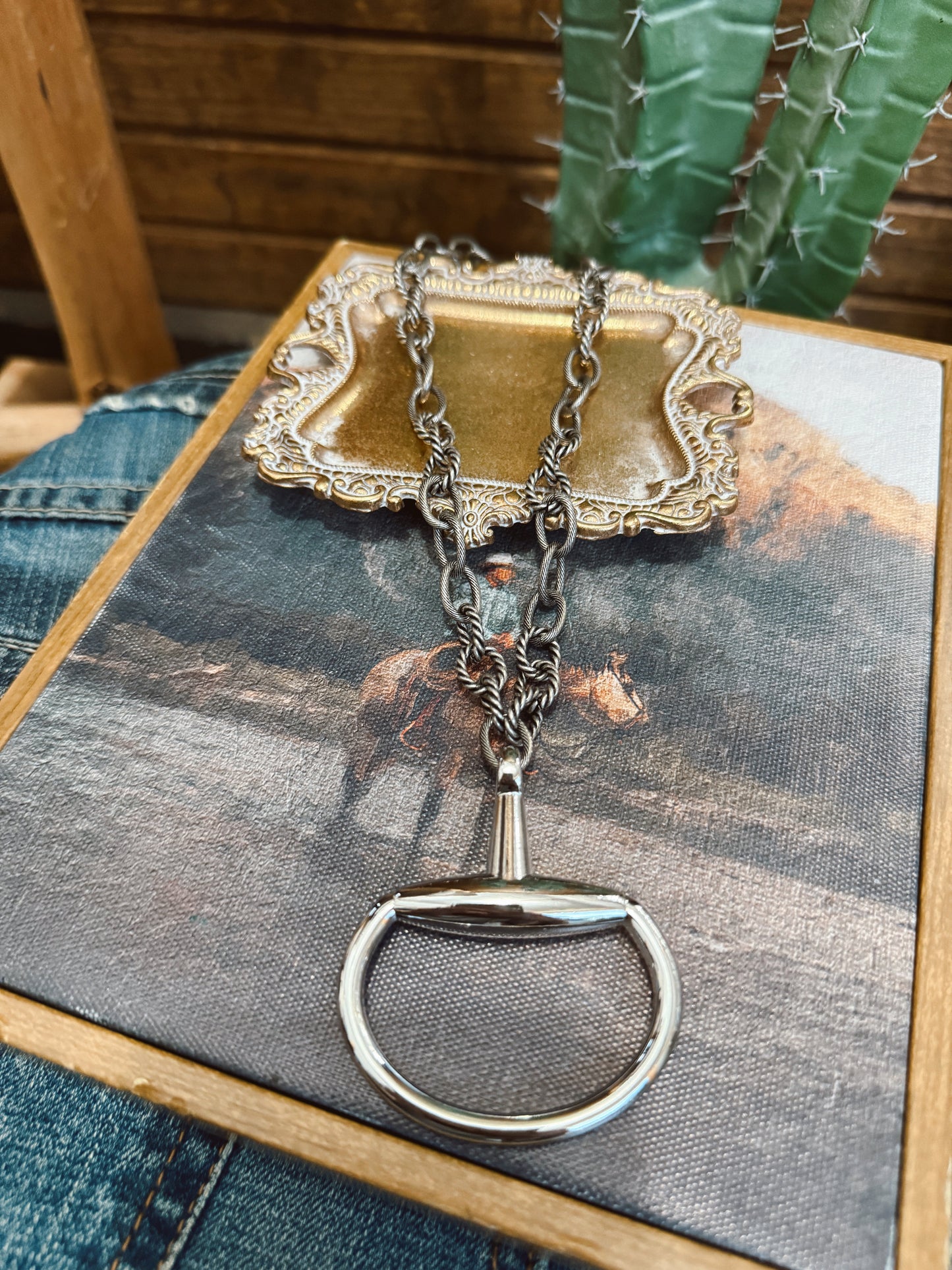 THE HALF BIT NECKLACE - SILVER