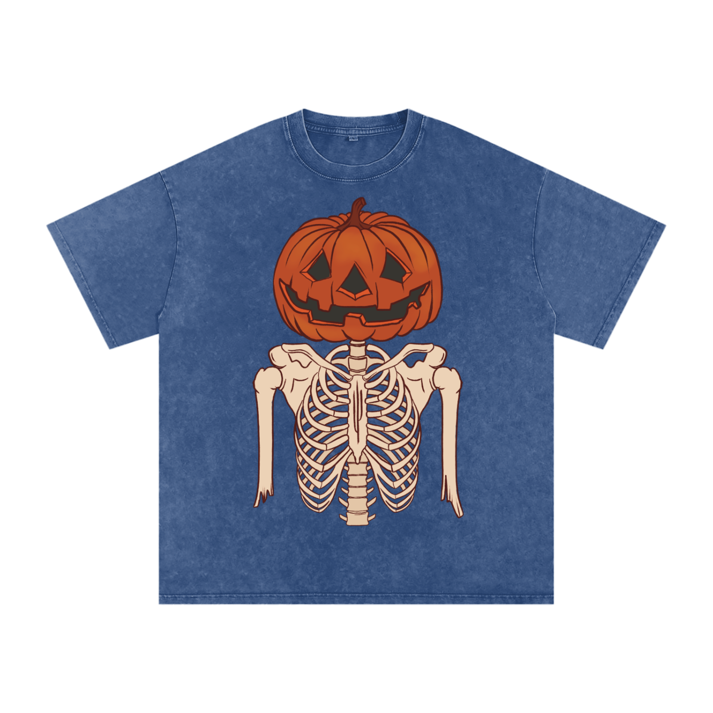 PUMPKIN BONES WASHED OVERSIZED TEE