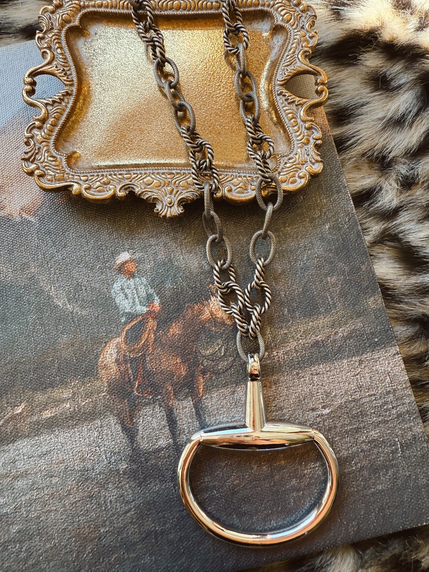 THE HALF BIT NECKLACE - SILVER