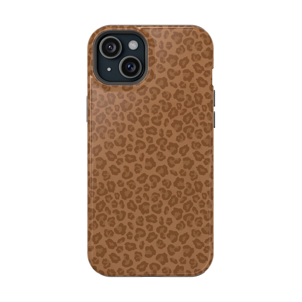 Leopard Print Magnetic Impact-Resistant Phone Case