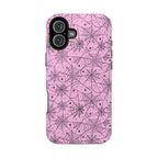Pink Spiderweb Magnetic Impact Phone Case