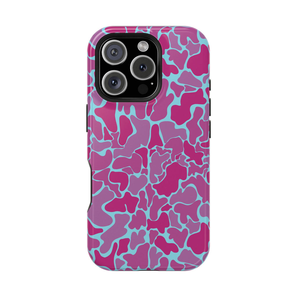 Pink Purple Camo Magnetic Impact-Resistant Case