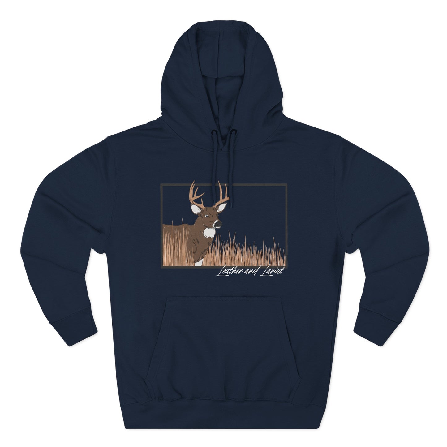 Deer Scene Hoodie Graphic Pullover