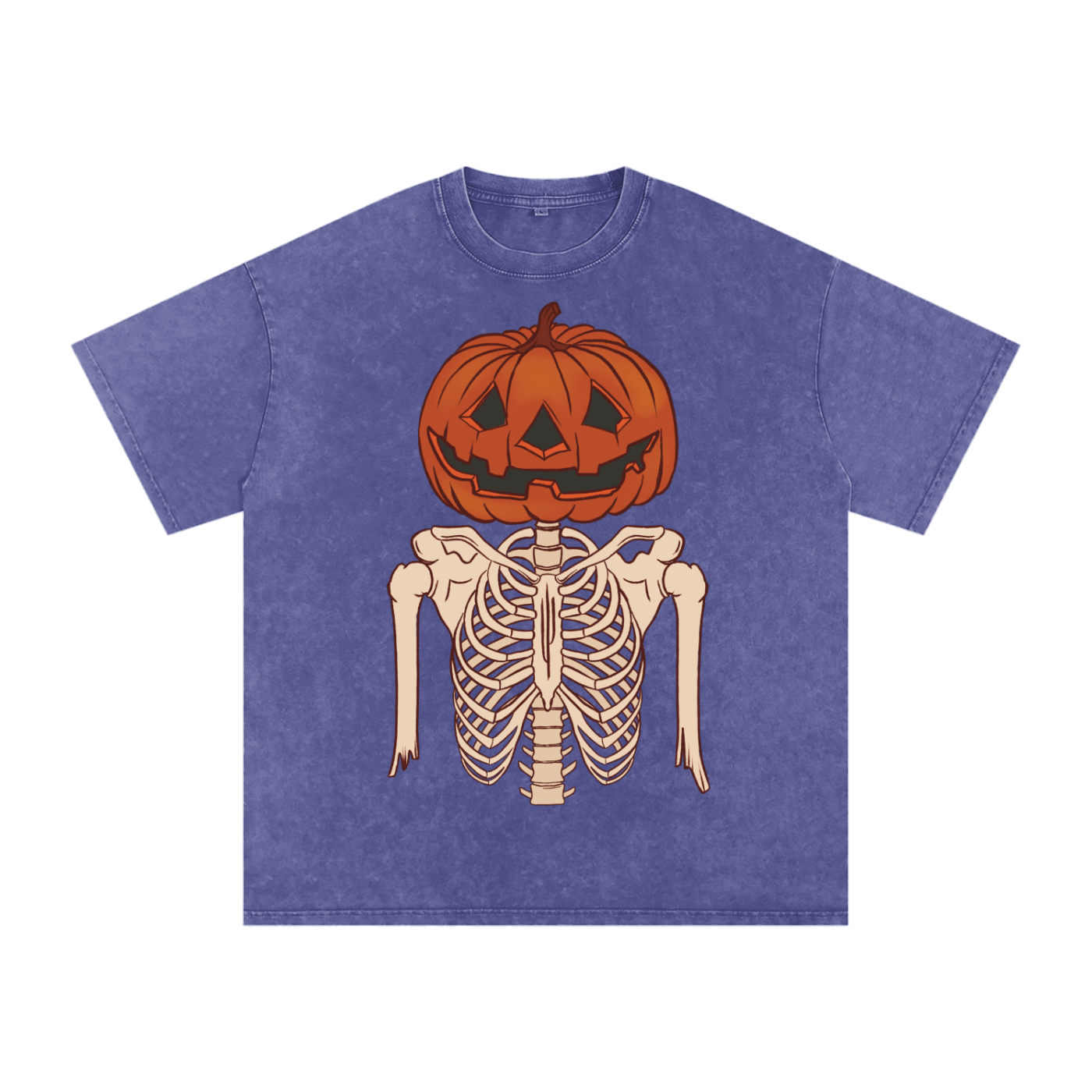 PUMPKIN BONES WASHED OVERSIZED TEE