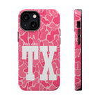 Pink Camo Shes From Texas Magnetic Impact-Resistant Phone Case