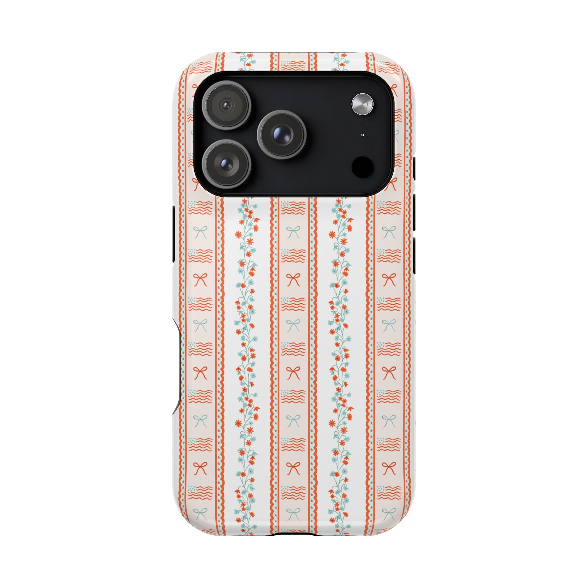 Bows & Stripes Forever Magnetic Phone Case