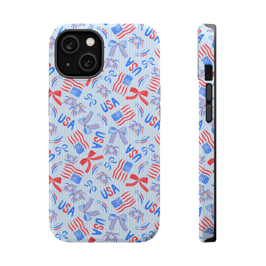 Stars Stripes & Bows Magnetic Phone Case