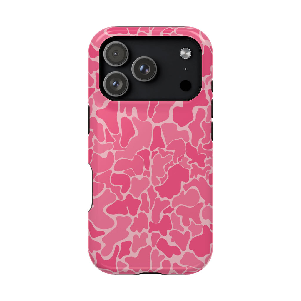 Pink Camo Magnetic Impact-Resistant Phone Case