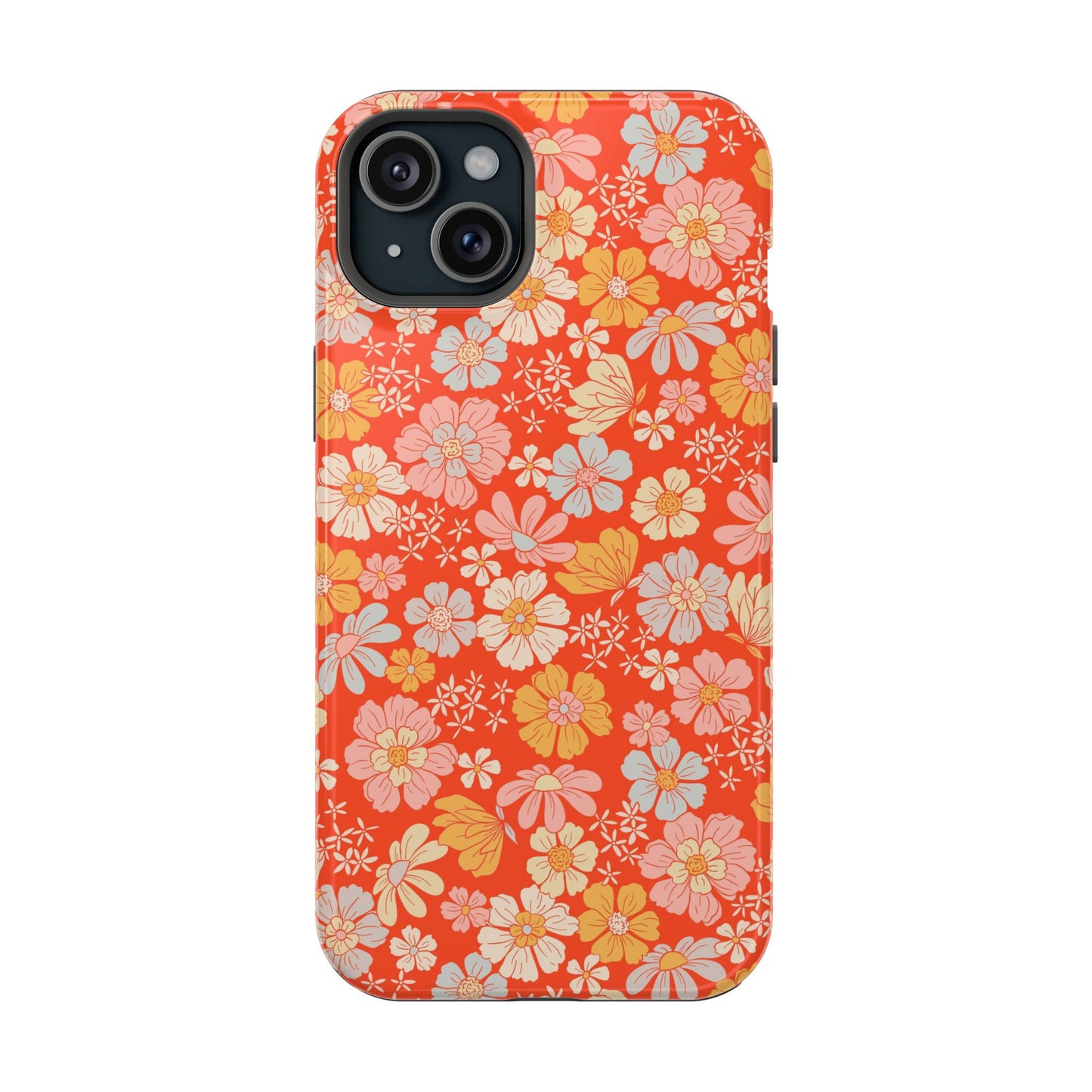Dainty Retro Summer Floral Magnetic Phone Case