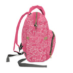Pink Camo Multifunctional Diaper Backpack