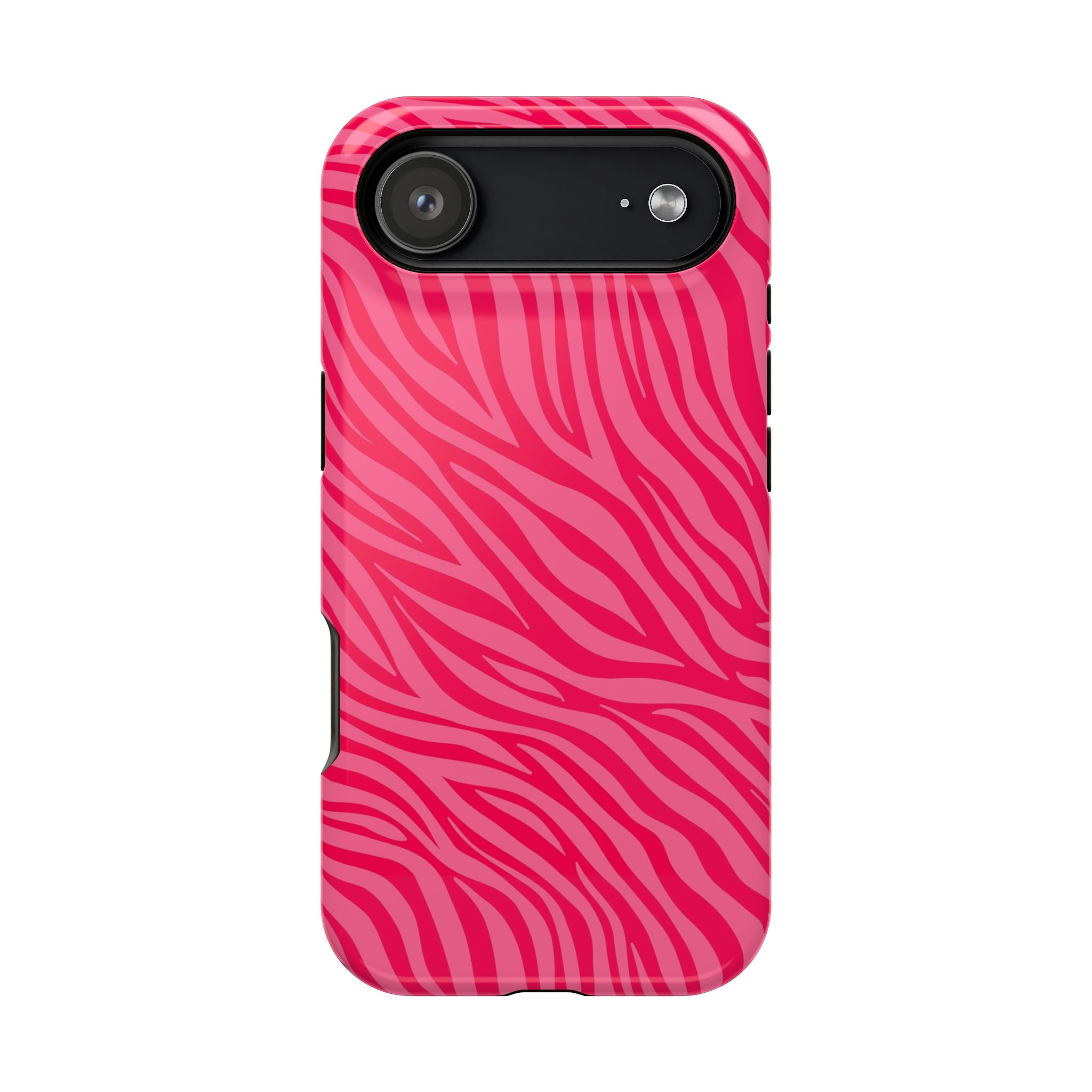 Pink Zebra Magnetic Impact-Resistant Phone Case