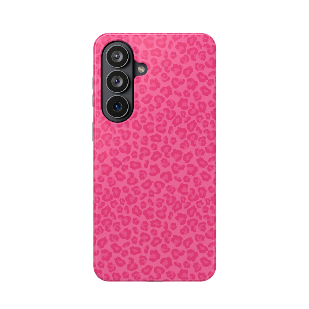 Pink Leopard Magnetic Impact-Resistant Phone Case