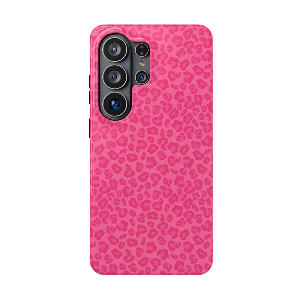Pink Leopard Magnetic Impact-Resistant Phone Case