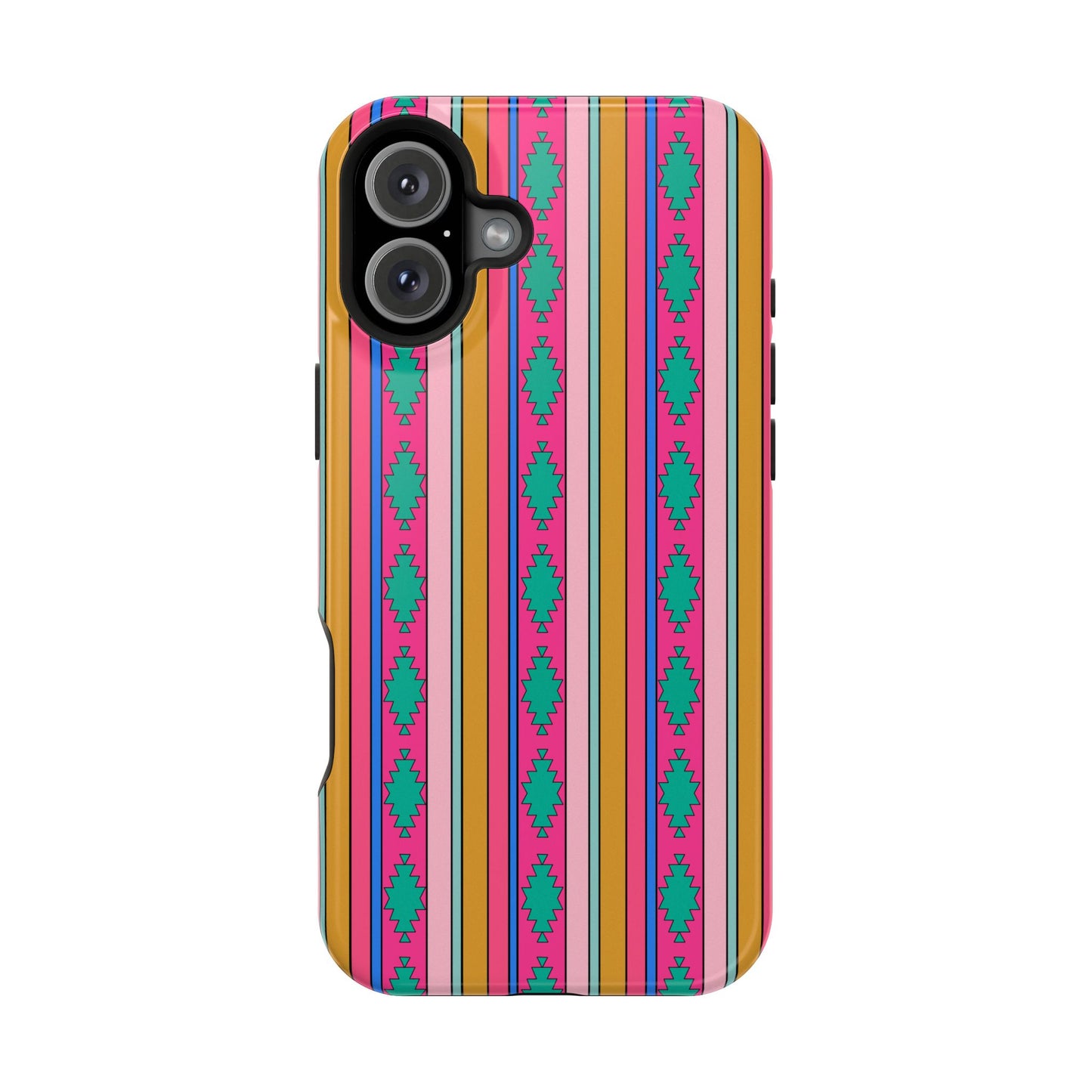 90’s western inspired Stripe Magnetic Impact Phone Case