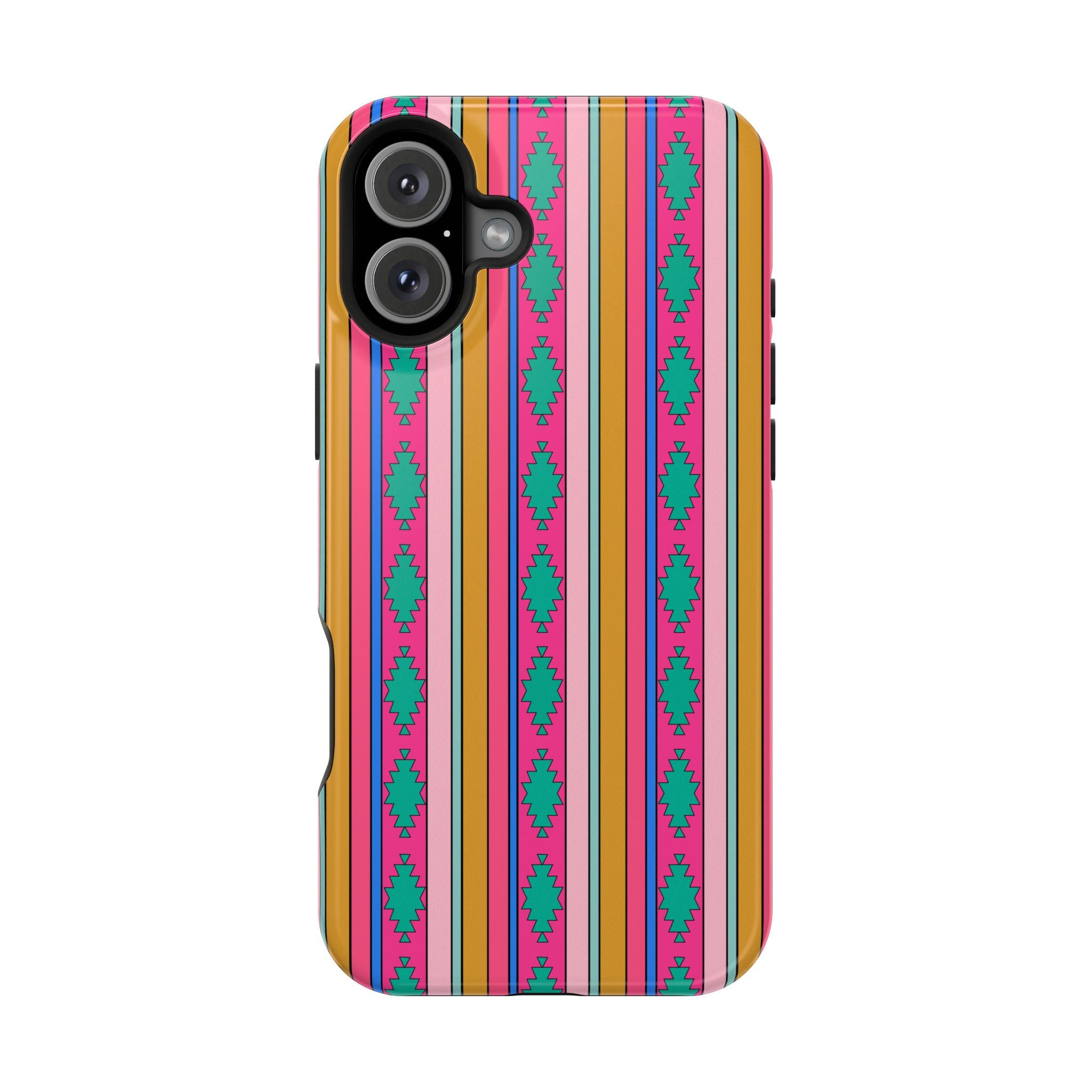 90’s western inspired Stripe Magnetic Impact Phone Case
