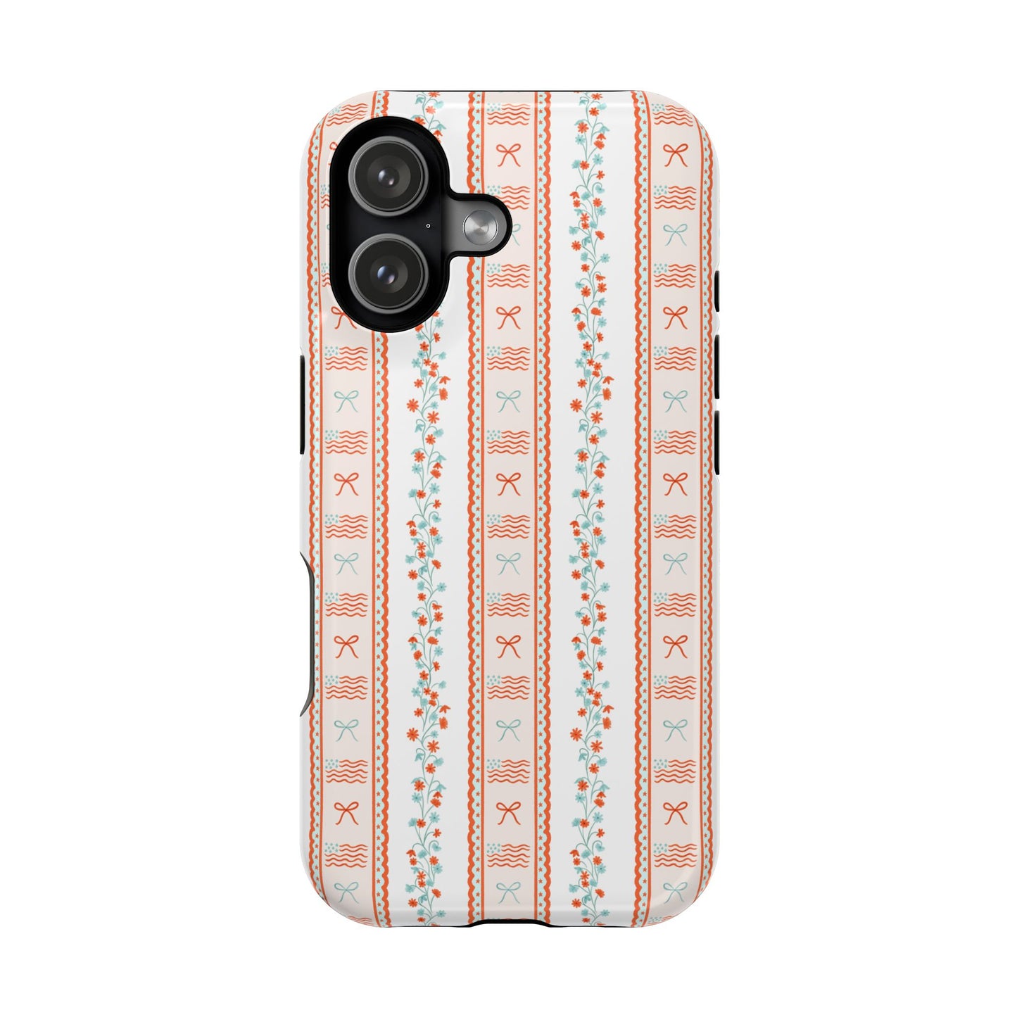 Bows & Stripes Forever Magnetic Phone Case