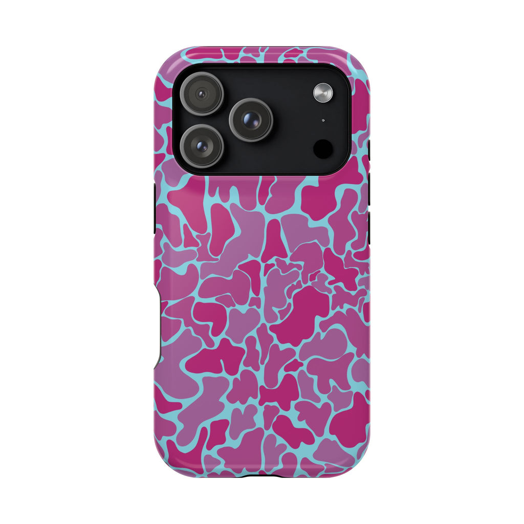 Pink Purple Camo Magnetic Impact-Resistant Case
