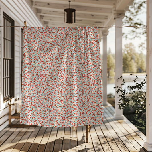 Scattered Stars Plush Blanket