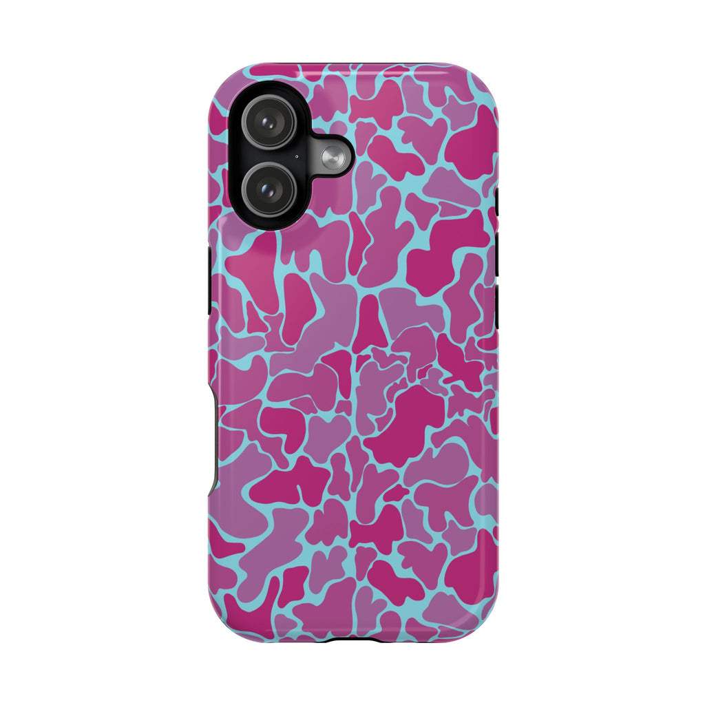Pink Purple Camo Magnetic Impact-Resistant Case